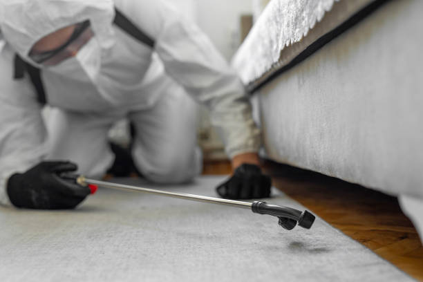 Professional Mosquito Control technician working in Rainier, OR